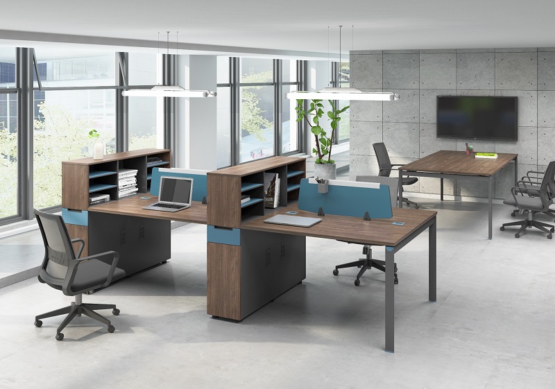 開(kāi)放(fàng)式對(duì)座辦公區(qū)