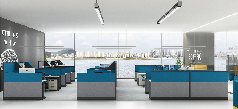 屏風(fēng)隔斷辦公區(qū)